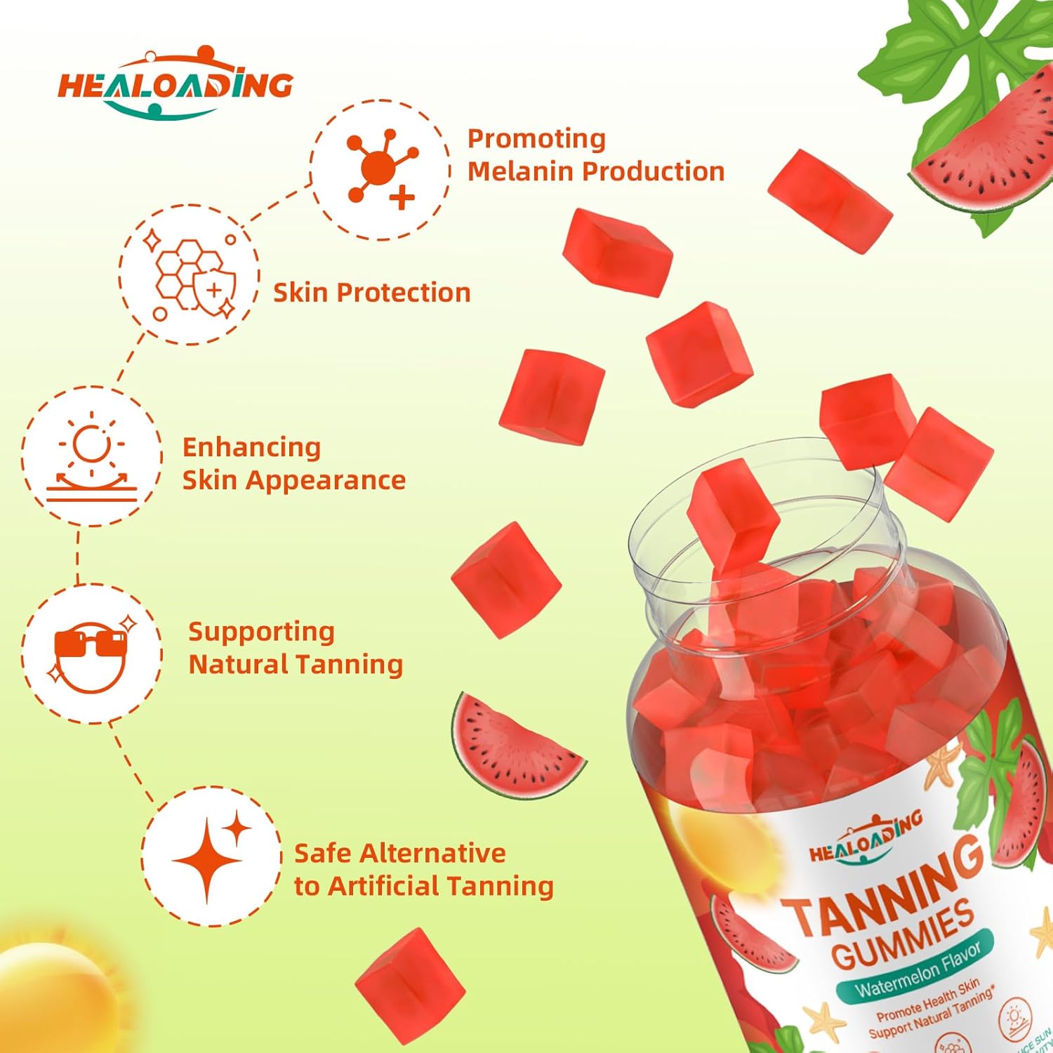 Healoading Tanning Accelerator Gummies