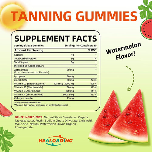 Healoading Tanning Accelerator Gummies