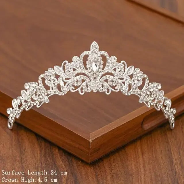 Bridal Tiara Hair Crown Wedding  Accessory - EVERRD USA