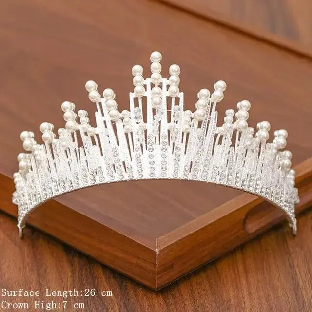 Bridal Tiara Hair Crown Wedding  Accessory - EVERRD USA
