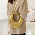 Immortal Collection™ Luxury Gold Handwoven Noodle Rope Handbag - EVERRD USA