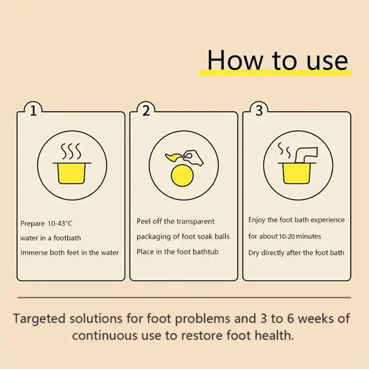 NatureFoot™ Essential Oil FootBath Effervescent Tablets - EVERRD USA